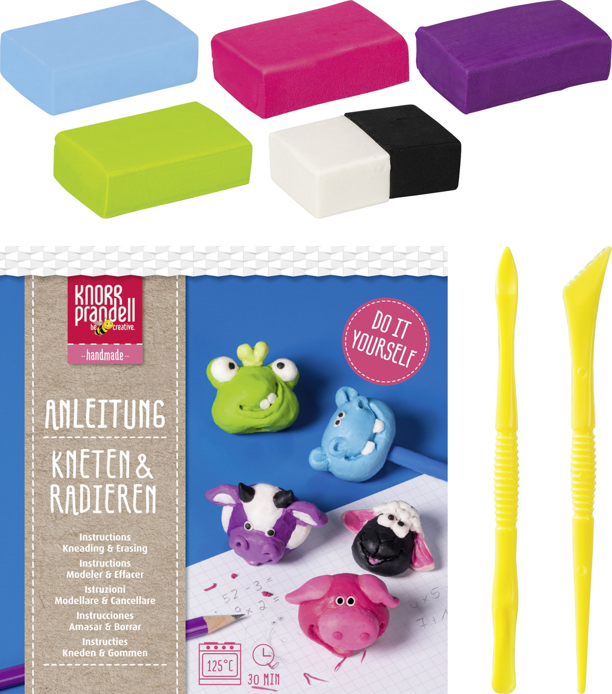 Funny Animals modelling+erasing set